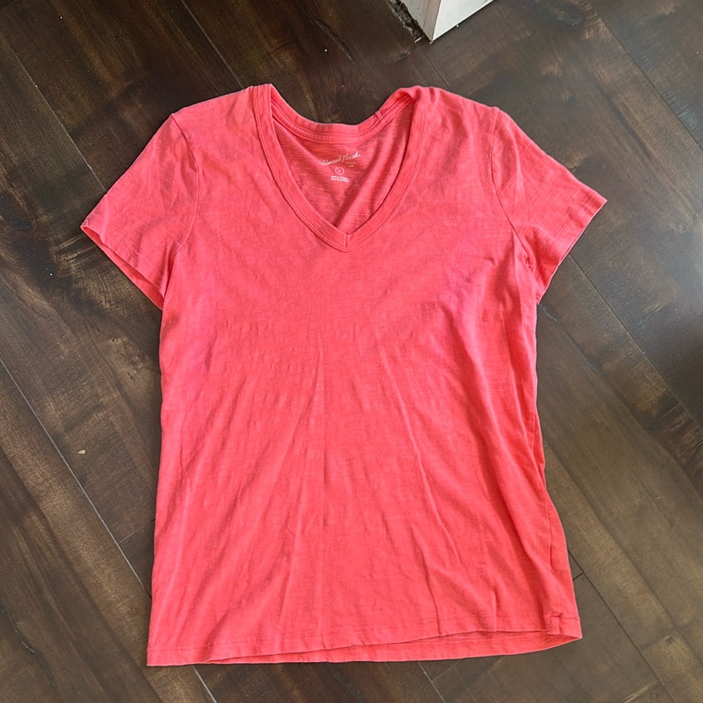 Hot Pink V-Neck